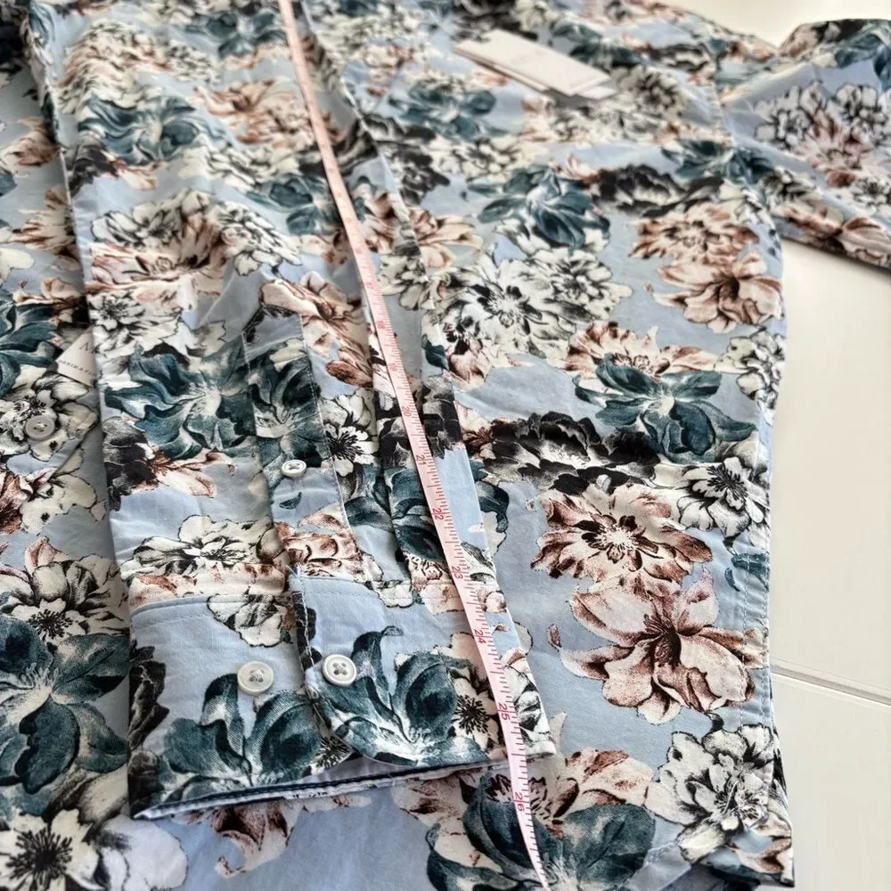 Denim & Flower LS Button-Down Shirt
